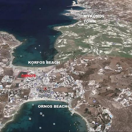 オルノスMykonian Aroma Houseアパートメント エクステリア 写真